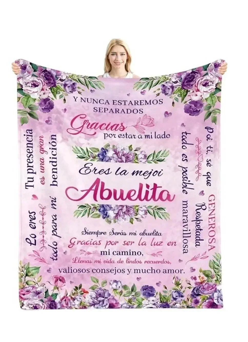 Abuelita Gifts in Spanish, Regalos para Abuela, Grandma 50x60 Christmas s13
